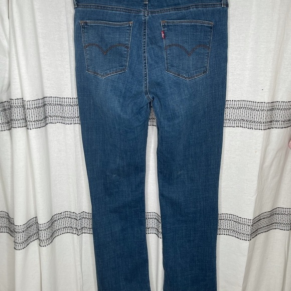 LEVI'S 512 Slimming Boot Mid Rise Jeans, Size 32 - Picture 9 of 10
